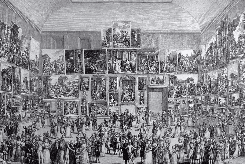 The Art of Salon-Style Hanging - From Paris Salons to Digital Galleries
